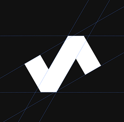 Logo Animation – Grid Formation for Flowric animation branding logo motion graphics
