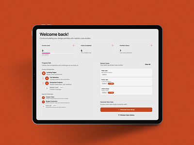 Design Brief Generator Web App app branding design minimal ui ux web design