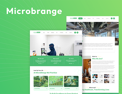 Microbrange Website Design designing uidesign uiux websitedesign