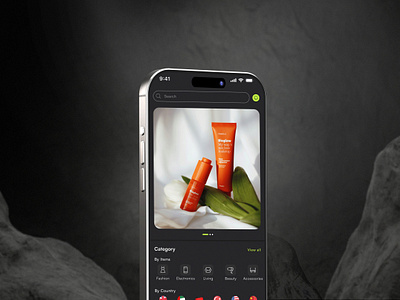 Dark E-commerce App UI Concept appdesign dribbble ecommerce interface mobileapp mobileui mockup modernui productdesign shoppingapp ui userexperience ux