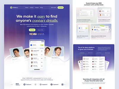 Sass Landing page design aiplatform b2b branding clean ui graphic design landing page design landing ui moderndesign responsivedesign saasdesign sass sass landing page sass website ui uxdesign web design website design