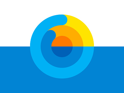 Yodi Brodi - Logo Design apparel beach brand mark branding brodi florida logo modern logo sun sunset symbol tshirt visual identity design vivid logo water yodi