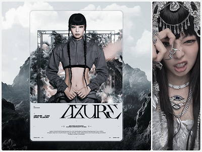 Fanmade concept Jennie's album @jennierubyjane branding design graphicdesign illustration inteface jennie kaixapham typography ui ui ux design