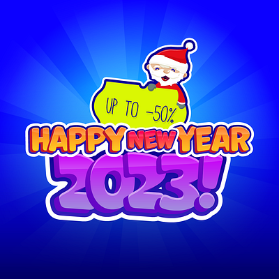 Happy NY character vector vector illustration