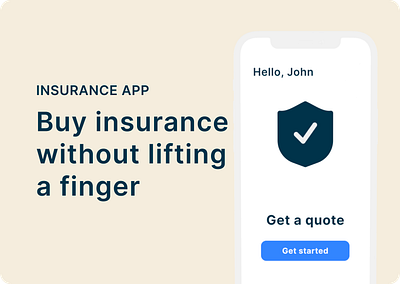 Insurance App app design insurance app typography ui