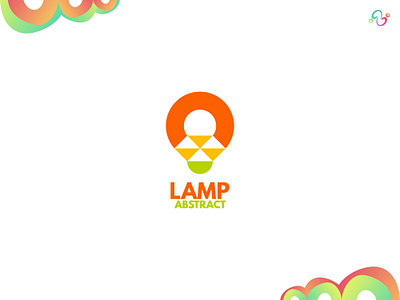 Abstract Lamp Logo abstract brand design bulb color colorful electric lamp light logo design logo designer logo for sale logo idea logo inspiration logomark logotype neon symmetrical symmetry zzoe iggi