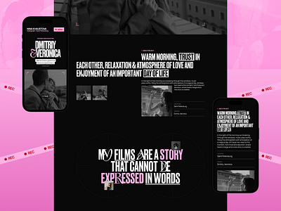 Filmmaker Portfolio Website Design cinematographydesign cleanui creativeportfolio creativewebsite filmmakerportfolio mediaportfolio minimaldesign moderndesign portfoliodesign responsivedesign showreelwebsite uiux videographerportfolio videowebsite visualstorytelling webdesign websiteconcept webui