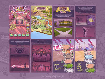 Sin Circus | Game Asset 2d app art artist design game icon illustration ui ux vaan:art vaanart