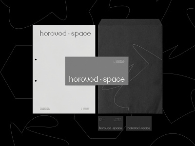 Horovod print materials blant brand identity branding graphic design layout logo print ress visit card