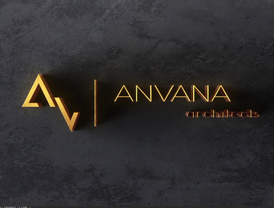 Anva logo animation 3d 3d logo animation after effects animation c4d cinema 4d logo logo animation motion graphics