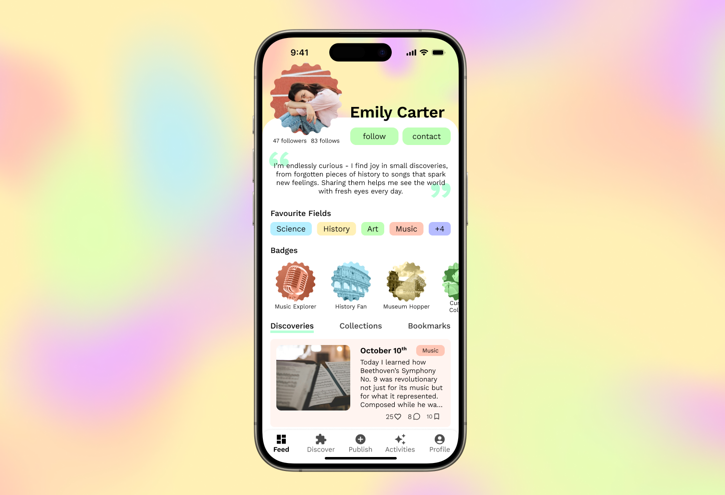 User Profile ✨ appdesign dailyui dailyui 006 designchallenge userprofile