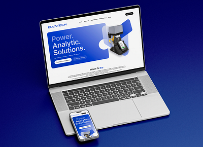 ELVATECH - Website Of A High-Tech Company ai clean graphic design intuitive design logo modern layout ui ux web webdesign website