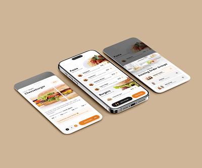 In-Restaurant Order App adobe xd clean design design figma food food order graphic design mobile app mobile app design mockup design restaurant ui ui design ux ux design