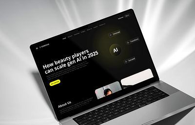 KOMBIRION - Website Of Consulting Firm ai clean graphic design intuitive navigation modern layout ui ux web webdesign website