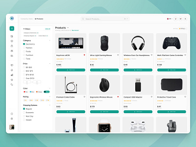 Corelystic – Modern Smart E-Commerce Marketplace Web UI Design app design case study clean dashboard ecommerce filter marketplace minimalist modern navigation online shop platform product design professional saas startup ui web design website widgets