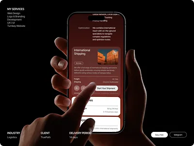 TRUEPATH | LOGISTICS COMPANY WEBSITE branding corporate website landing page logistics logistics website ui uiux ux web web design website