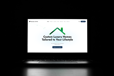 Bonsaic LIVING - Website Of Custom Luxury Homes Renovation ai clean design graphic design intuitive design modern layout ui ux web webdesign website