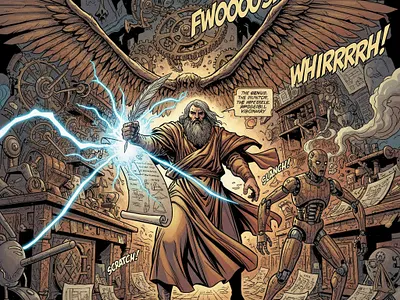 AI art ai ai art art comic graphic design