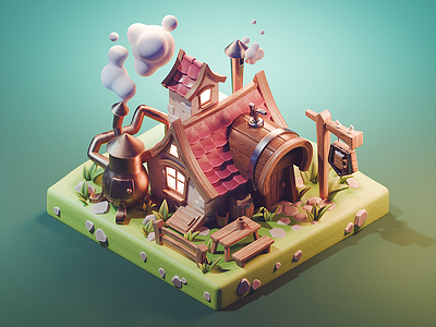 Medieval Tavern 3d animation app branding design flat graphic design icon illustration illustrator logo minimal motion graphics typography ui ux vector web web design website