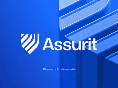 Assurit Logo Redesign 3d ai antivirus blockchain branding cloud cybersecurity hosting identity illustration lettering logo negative space pattern security shield ui web3