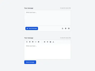 Texarea component library components design kit design system enterprise figma flowbite forms inputs textarea ui kit