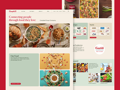 Campbell's Redesign Concept design food ui