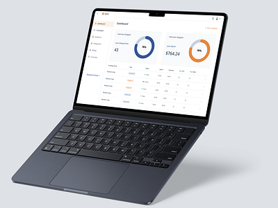 Dashboard for a Logistics Platform clean dashboard data driven data visualization design fields figma highlights integrated graph interface logistic teams logistics minimal navigation piegraphs product design saas ui user centric web