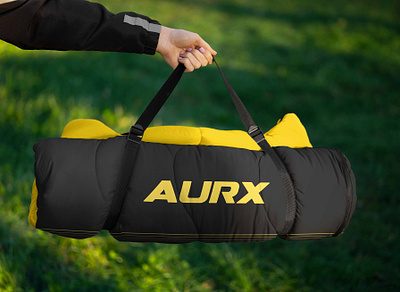 Branded Duffel Bag Design for Outdoor Gear brand design branding corporateidentity graphic design logo