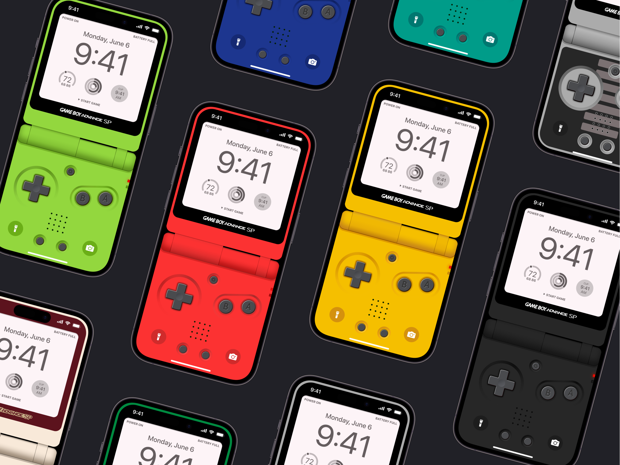 GameBoy Advance SP - Wallpaper Collection by Isa Pinheiro on Dribbble
