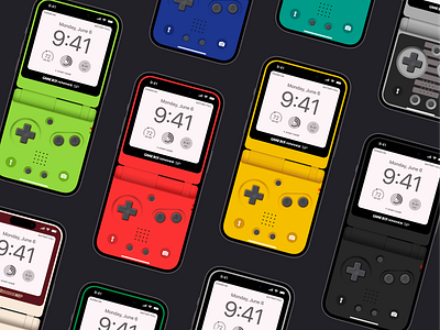 Game Boy Advance SP by Genewal Design on Dribbble