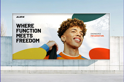 Billboard Design – Outdoor Adventure Branding brand branding corporate identity design graphic design logo motion graphics outdoordesign