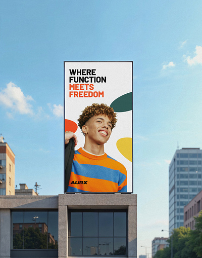 Skyscraper Billboard Design for Outdoor Gear Brand billobarddesign branding corporateidentity graphic design logo outdoordesign posterdesign