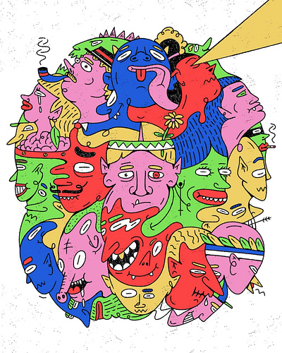 Mad World character character design crazy illustration mad monster