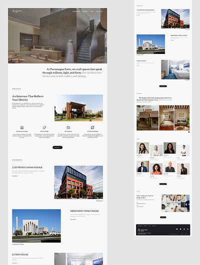 Architecture Website Design architecture web design branding design figma framer illustration interior landing page modern website design responsive web design ui uiux ux web web design website design