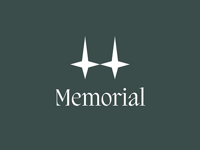 Memorial logotype brand branding graphic design icon illustration logo typography vector