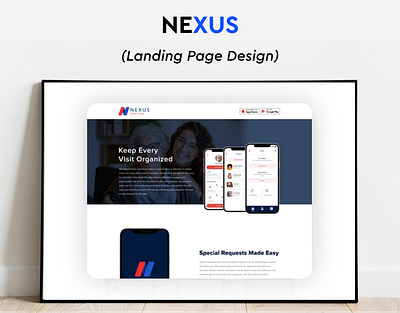 NexusDC Download Now Landing Page Design app branding design graphic design illustration logo mobile design ui ux vector