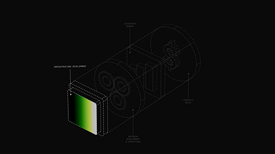 alphagrowth / web animation / #002 3d animation branding cinema4d graphic design green isometric light lines loop motion graphics octane redshift render ui web