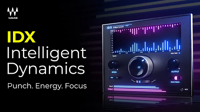 IDX for Waves Audio 3d branding cinema4d design effect illustration logo music ui vst