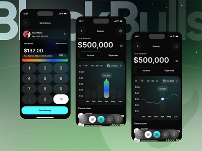 crypto currency wallet mobile ui design blockchain clean crypto portfolio crypto wallet cryptocurrency cryptocurrency app digital wallet finance minimal mobile mobile app modern ui wallet app