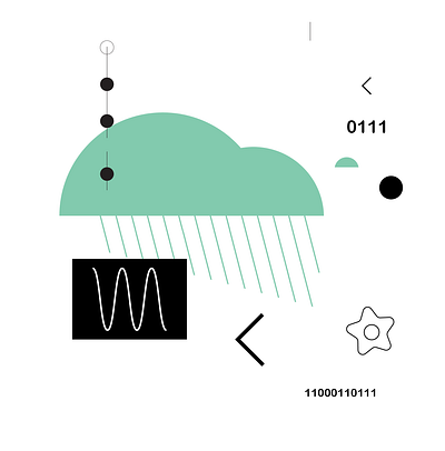 Brand experiments: cloud technology app branding design graphic design illustration logo typography ui ux vector