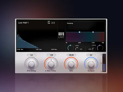 IR LIVE for Waves Audio 3d branding cinema4d design effect illustration logo music ui vst