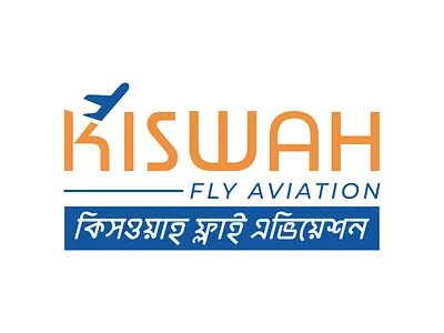 KISWAH FLY AVIATION | TRAVEL AGENCY LOGO aviation agency brand identity design brand logo branding fly aviation graphic design logo logos travel agency logo