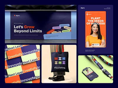 Zigma – Graphic Design for a Creative Agency identity design inspiration