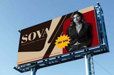 Sova ad - Clothes brand adobe photshop clothes brand graphic design sova women