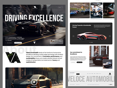 Luxury Car Landing Page branding design productdesign ui uiux uiuxdesign userinterface webdesign websitedesign