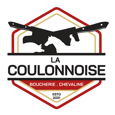 LA COULONNOISE LOGO branding corporate identity graphic design logo