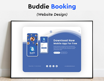 Buddie Booking Website Design app branding design graphic design illustration logo mobile design ui ux vector