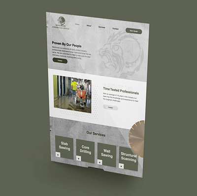 Manticore Construction Services design web design web development website design website development