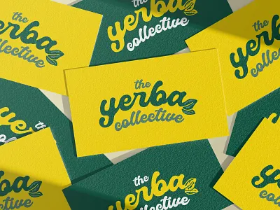 The Yerba Collective Logo brand identity branding health leaf logo logo logo design tea the yerba collective wellness yerba mate