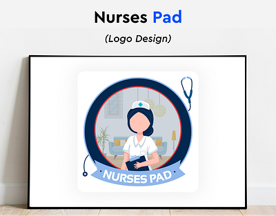 Nurses Pad Logo Design app branding design graphic design illustration logo mobile design ui ux vector